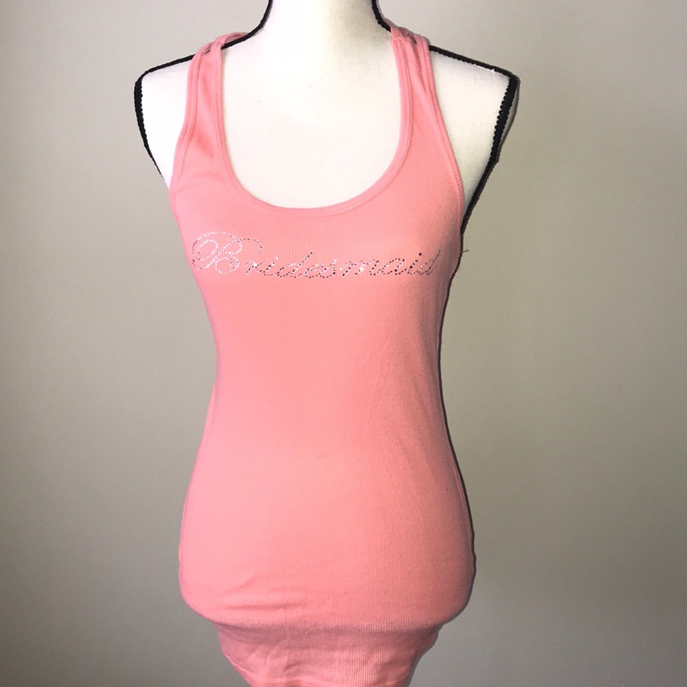 Bridesmaid tank top